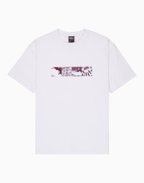 Quiksilver – Mercury Vortex – Kurzärmliges T-Shirt in Weiß - view 1