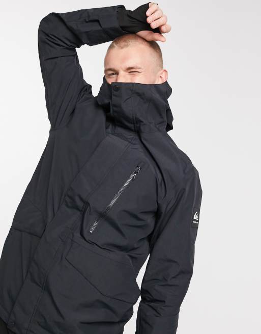 Quiksilver Mission 2L Gore-Tex snow jacket in black