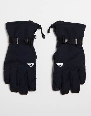 QUIKSILVER MISSION GLOVE GLOVES IN BLACK