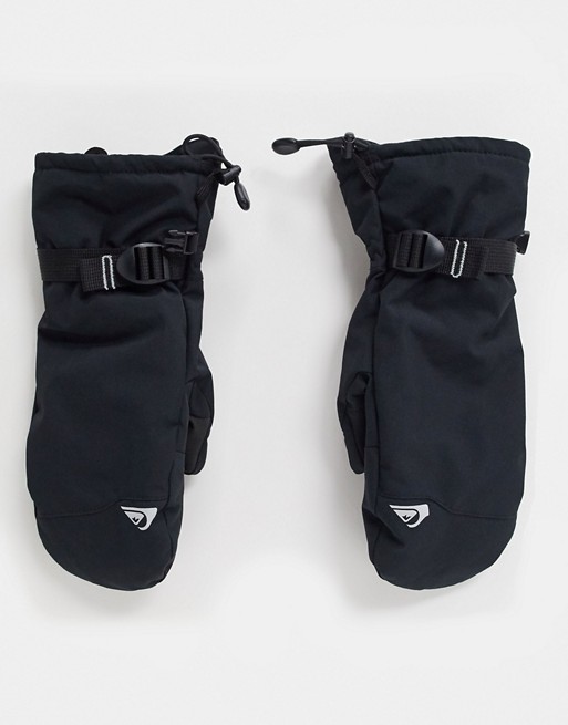 Quiksilver Mission mittens in black