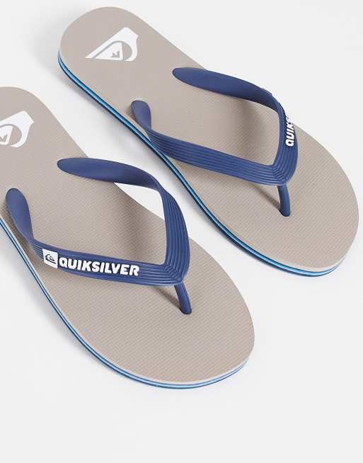 Quiksilver – Molokai – Zehenstegsandalen in Grau