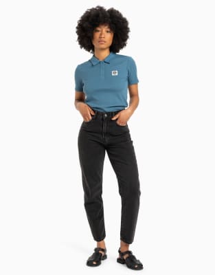 Quiksilver - Mom-Jeans in Schwarz