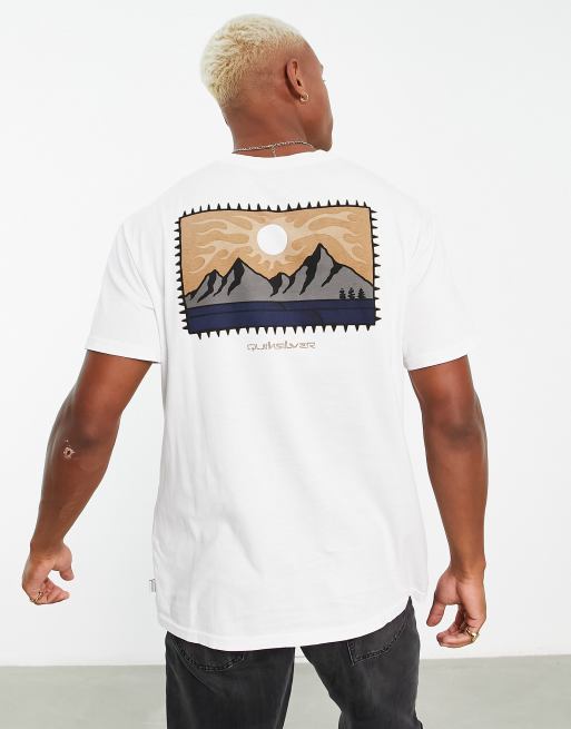 Quiksilver Mongrel t-shirt in white | ASOS