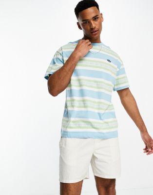 Quiksilver moonbeam striped t-shirt in multi