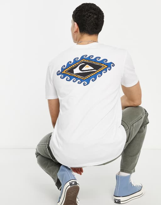 Quiksilver Mythic Limits t-shirt in white