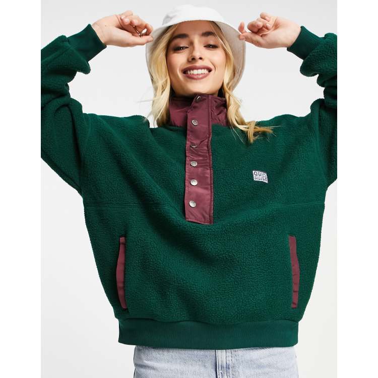 Sweat-shirt en polaire Femme - Vert