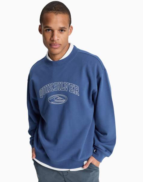 Quiksilver New iconic sweatshirt in blue - view 1