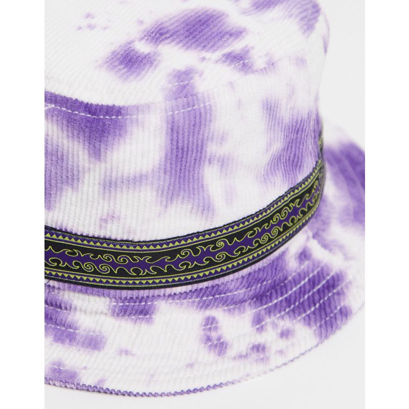 Accessori Donna Quiksilver - OG - Cappello da pescatore viola tie-dye a coste