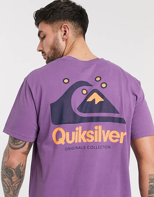 Quiksilver Og Quik Original t-shirt in purple | ASOS