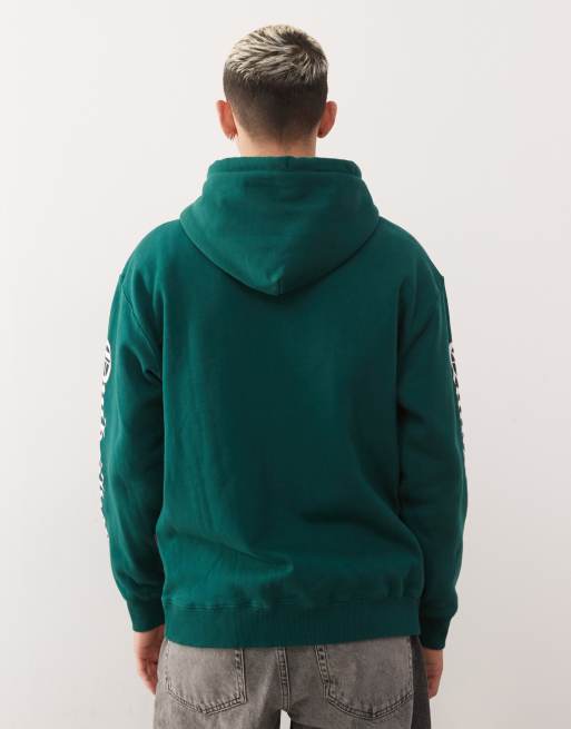 Quiksilver – Old English – Kapuzenpullover in Botanical Garden mit durchgehendem Reißverschluss, 3 von 5