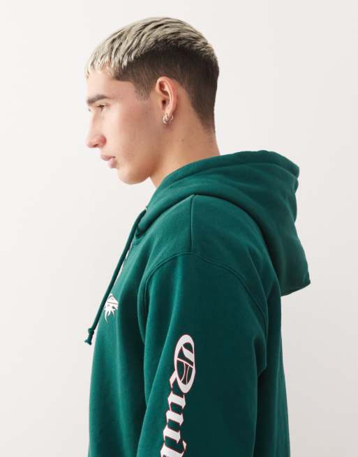 Quiksilver - Old English - Sweat à capuche zippé - Jardin botanique, 4 de 5