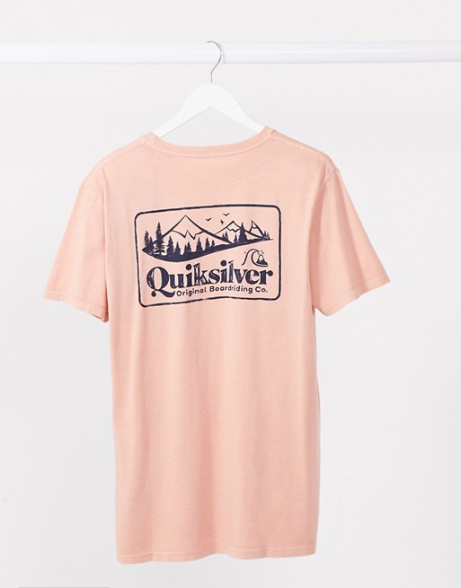 Quiksilver Old Habit t-shirt in pink