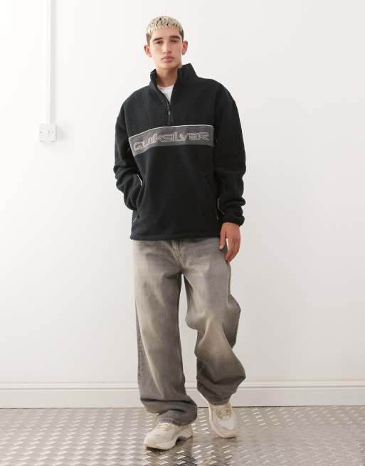 Quiksilver - Omni Sherpa - Polaire à demi-zip - Noir, 2 de 5