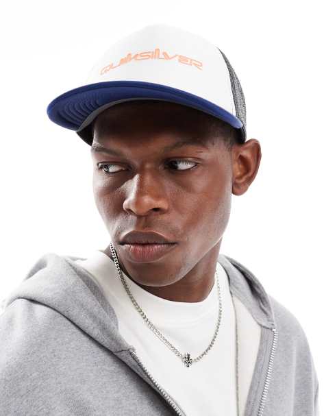 Quiksilver Omni trucker cap in white - view 1