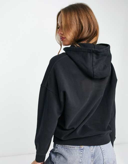 Quiksilver black hoodie store