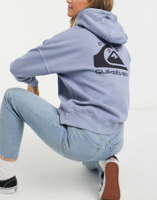 Quiksilver sales blue hoodie