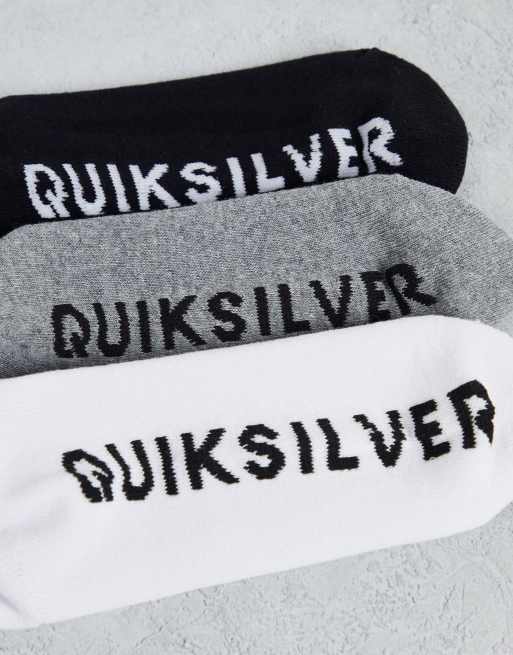 Quiksilver - Pakke med 3 par ribstrikkede sokker i flere farver, 3 af 4