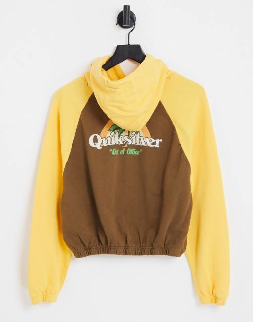 Sweat quiksilver 2025 jaune