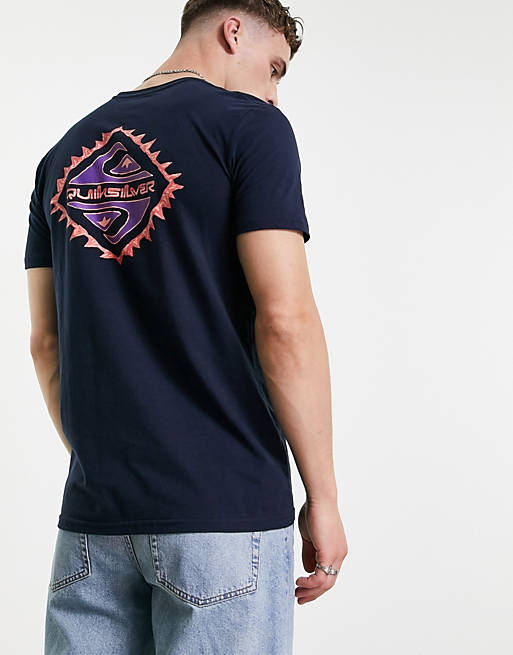  Quiksilver Return to the moon t-shirt in navy 