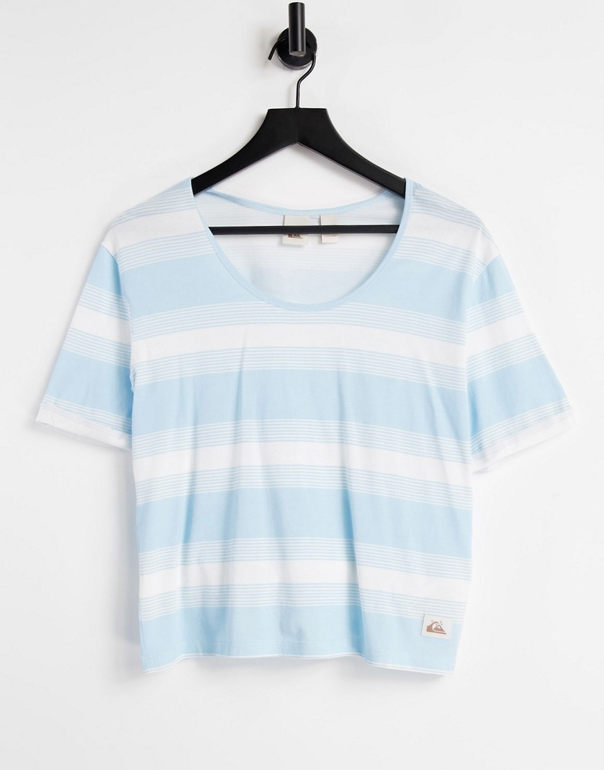 Quiksilver Rider Heritage t-shirt in blue-Blues