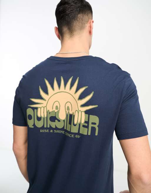 Quiksilver – Rise And Shine – Granatowy T-shirt, 3 z 4