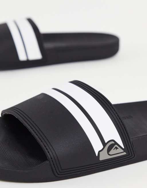 Quiksilver Rivi slides in black