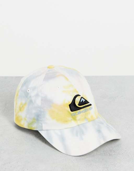 Quiksilver – Różowa baseballowa czapka z daszkiem z efektem tie-dye – tylko w ASOS