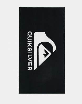 Quiksilver salty trims towel in black