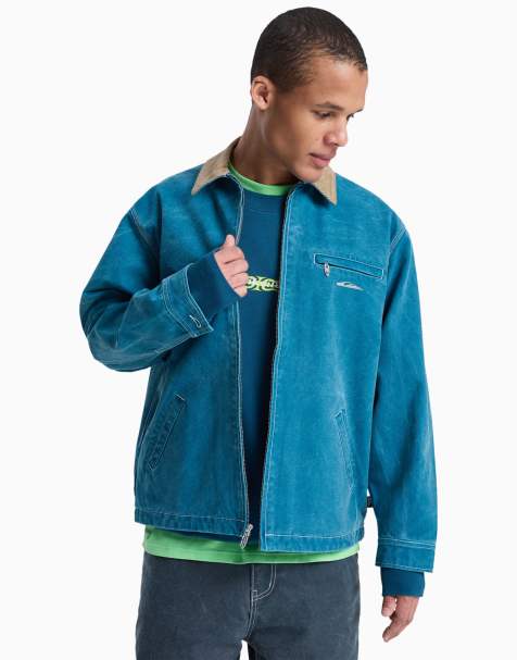 Quiksilver Shaper pad workwear jacket in blue - view 1