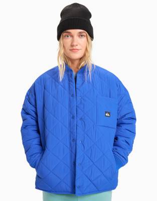 Quiksilver - Shining - Steppjacke in Surf The Web-Blau-Lila