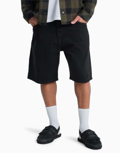 Quiksilver - Short baggy en jean - Noir - view 1