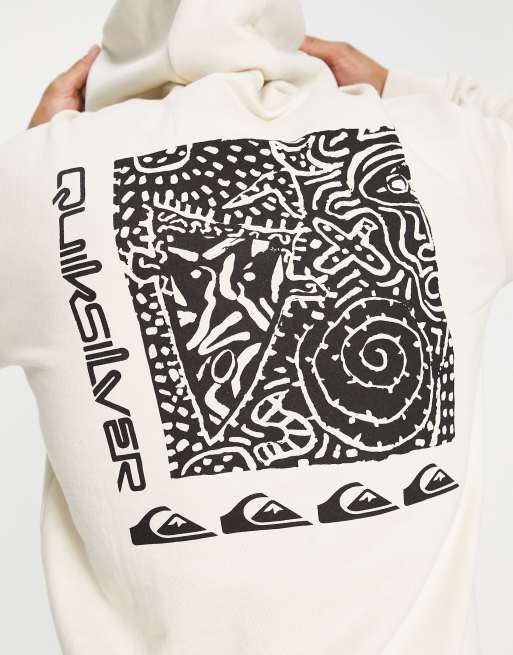 Quiksilver discount white hoodie