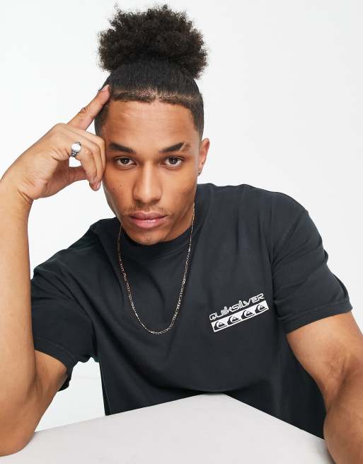 Quiksilver - Spiral - T-shirt in zwart, 4 van 4