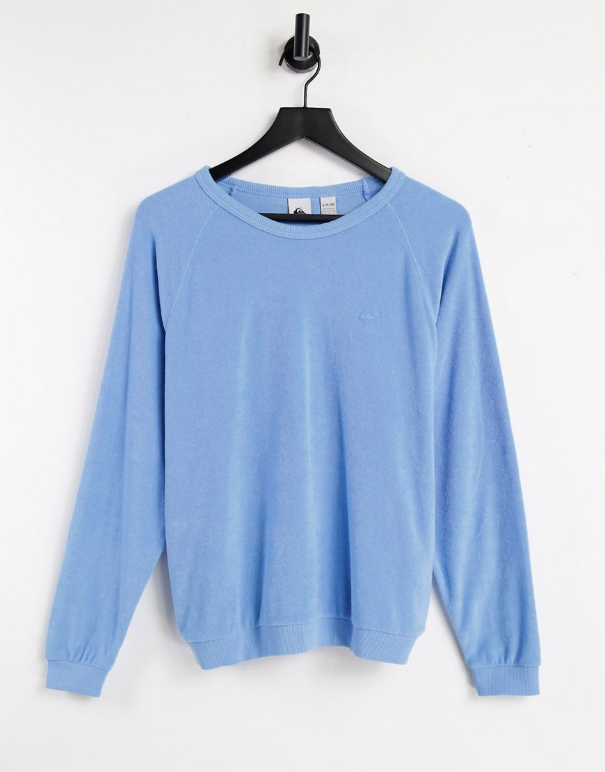 Quiksilver Spot sweatshirt in blue-Blues