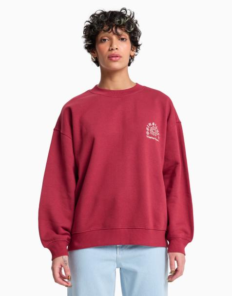 Quiksilver Standard crew neck in red - view 1