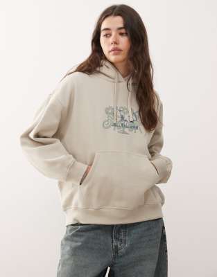 Quiksilver Standard Hoodie In Grey