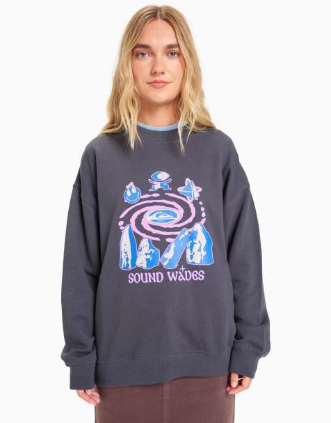 Quiksilver - Standard - Sweat ras de cou - Encre de Chine - view 1