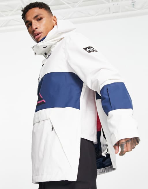 Quiksilver Mens Steeze Snow Jacket Snow White SurfStitch