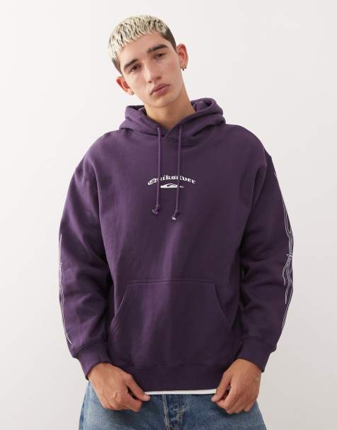 Quiksilver Stretch  hoodie in purple velvet - view 1