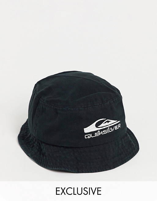 Quiksilver Sunrise Culture bucket hat in black Exclusive at ASOS