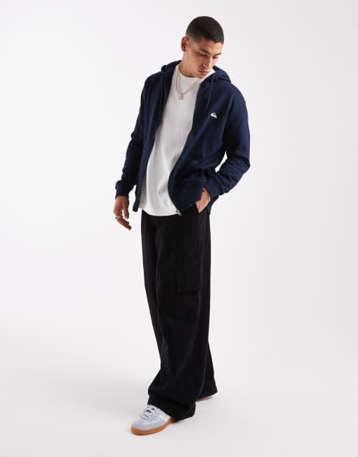 Quiksilver - Sweat à capuche basique à fermeture éclair - Bleu, 2 de 4