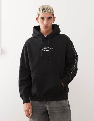 Quiksilver - Sweat à capuche stretch - Noir