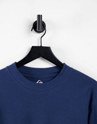 T-shirts et débardeurs Quiksilver - T-shirt à manches longues en piqué - Bleu marine