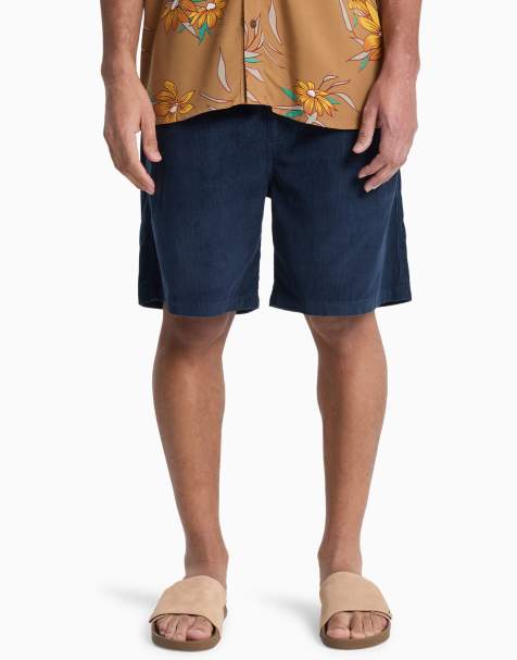 Quiksilver Taxer 18" corduroy walkshorts in navy - view 1