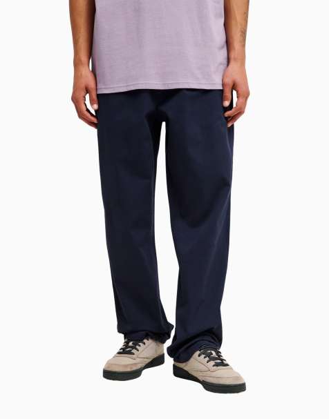 Quiksilver Taxer regular twill elasticated cargo trousers in black - view 1