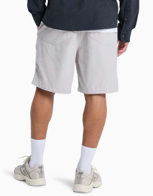 Quiksilver - Taxer - Short 18 pouces en velours côtelé - Gris, 2 de 4