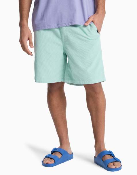 Quiksilver – Taxer – Walkshorts aus Cord in Blau, 18 Zoll Schrittlänge - view 1