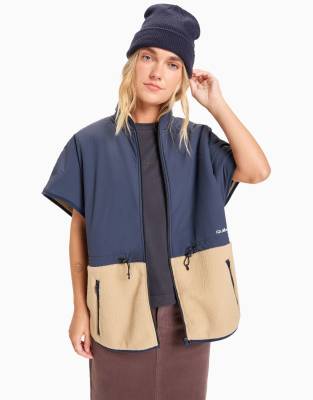 Quiksilver - Tepoh - Trägertop aus Polar-Fleece in Maisgelb-Brown