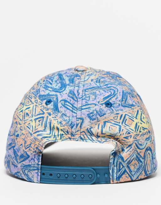 Quiksilver - The Baseball Cap - Baseballpet in Azteeks blauw, exclusief bij ASOS, 3 van 4