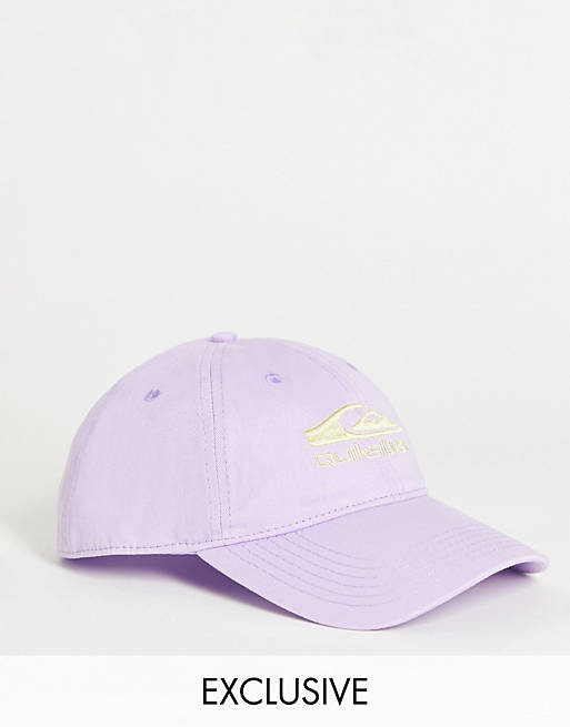 Quiksilver The Baseball cap in purple Exclusive at ASOS